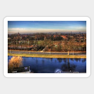 Leiden view Sticker